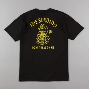 5Boro Don't Tread T-Shirt - Black / Yellow