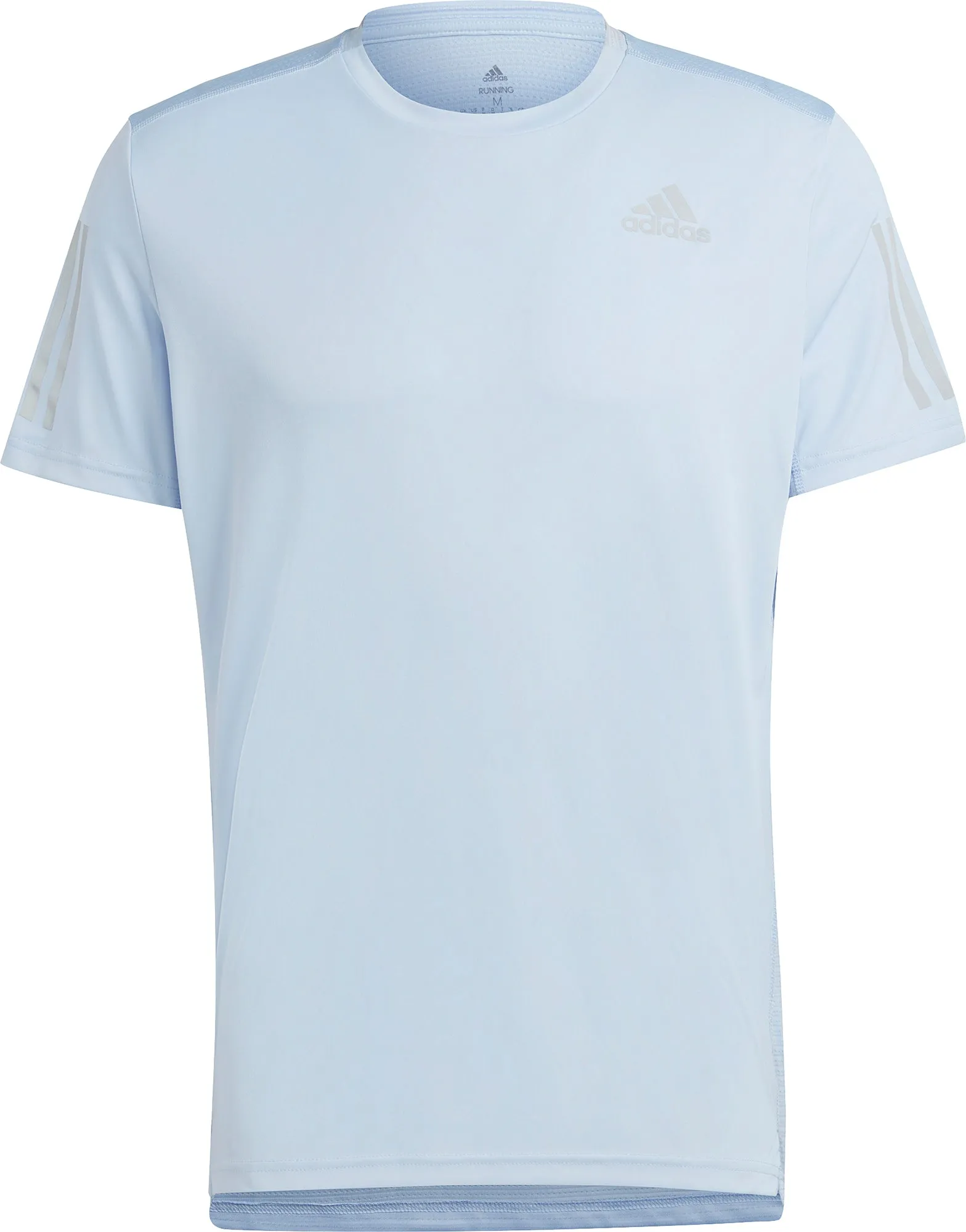 adidas Own The Run Short Sleeve Mens Running Top - Blue