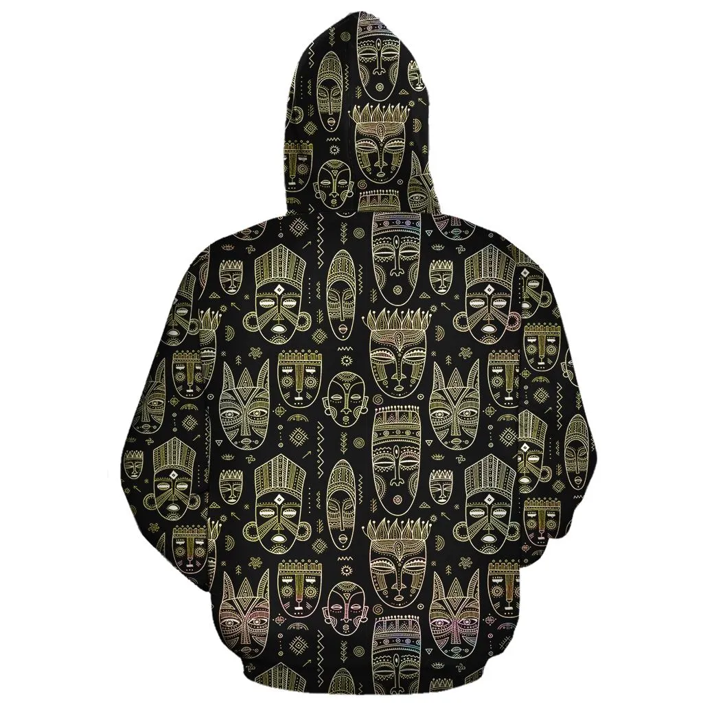 African Mask All-over Hoodie