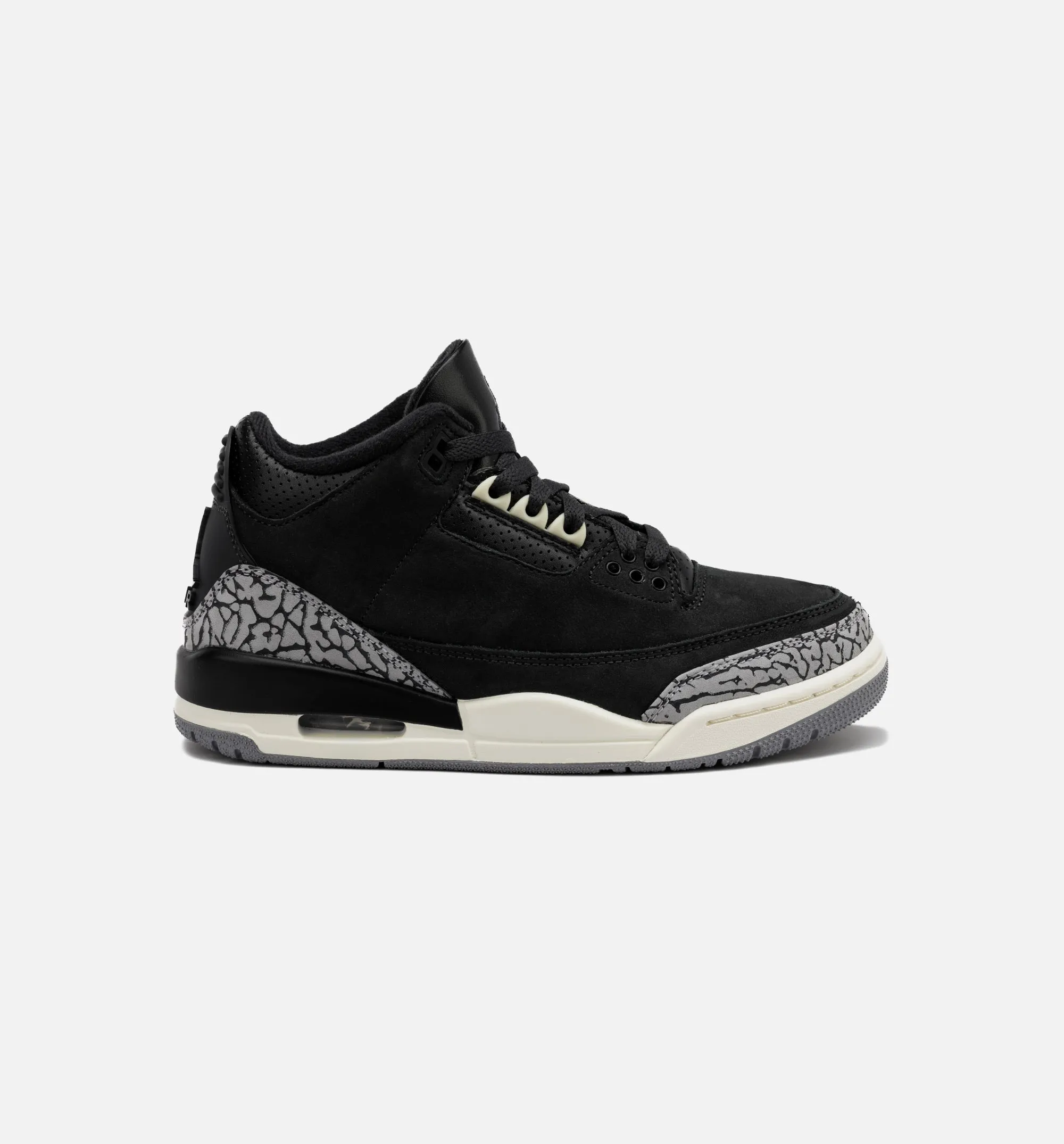 Air Jordan 3 Retro Off Noir Womens Lifestyle Shoe- Off Noir/Black Coconut Milk/Cement Grey