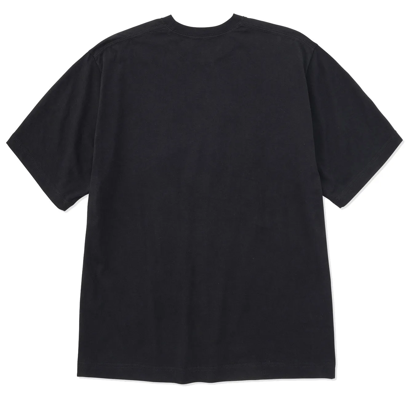 And Wander x Maison Kitsune Skiing Fox Dry Cotton S/S Tee Black