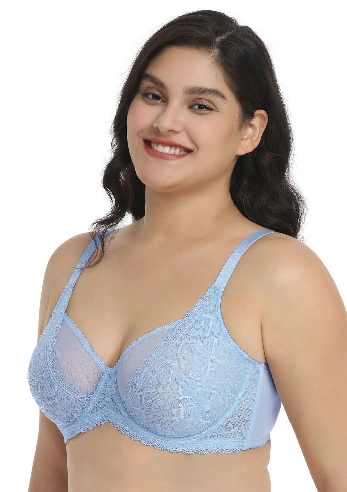 Anemone Unlined Dolphin Lace Underwire Bra