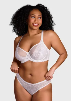 Anemone Unlined Dolphin Lace Underwire Bra