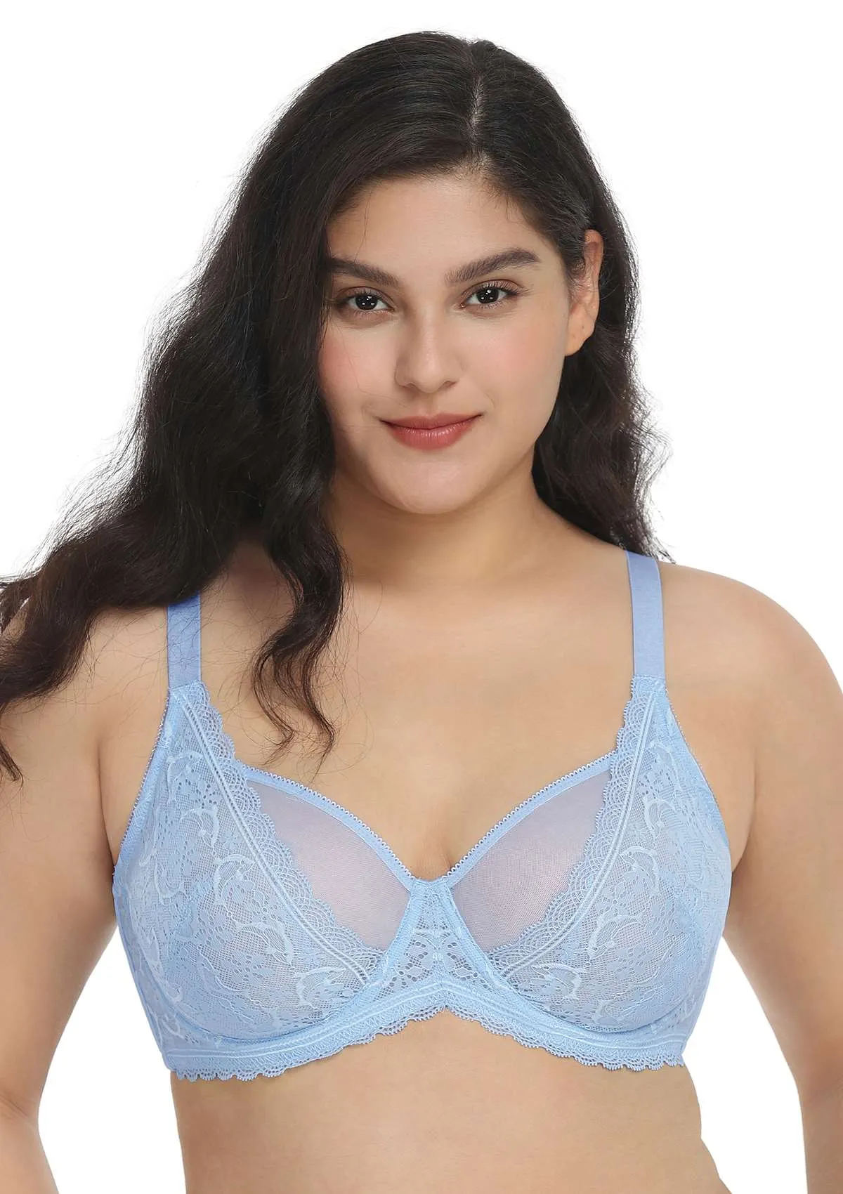 Anemone Unlined Dolphin Lace Underwire Bra