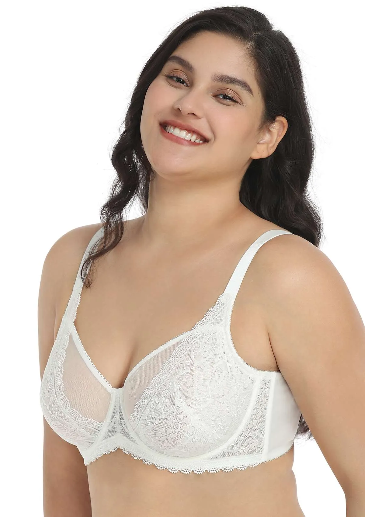 Anemone Unlined Dolphin Lace Underwire Bra