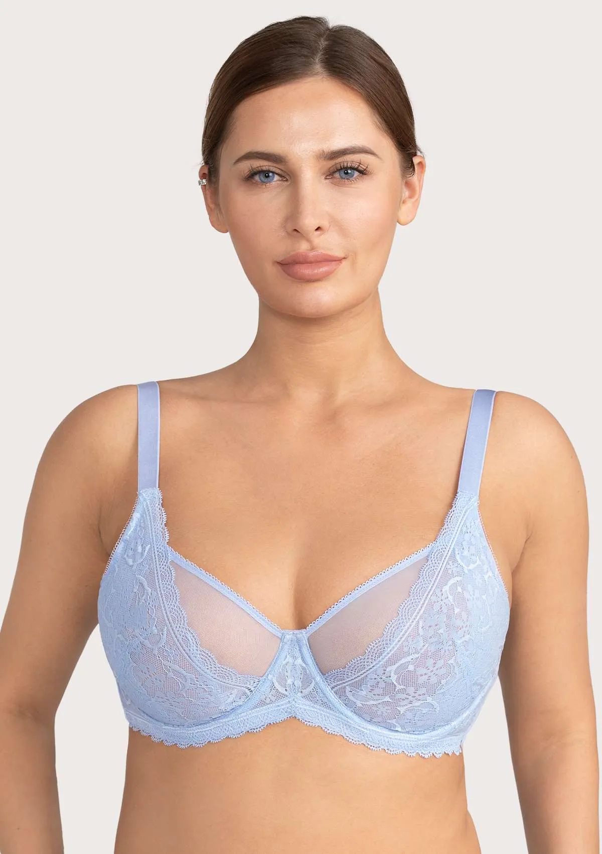 Anemone Unlined Dolphin Lace Underwire Bra