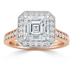 Angelica - 18ct Rose Gold - Asscher