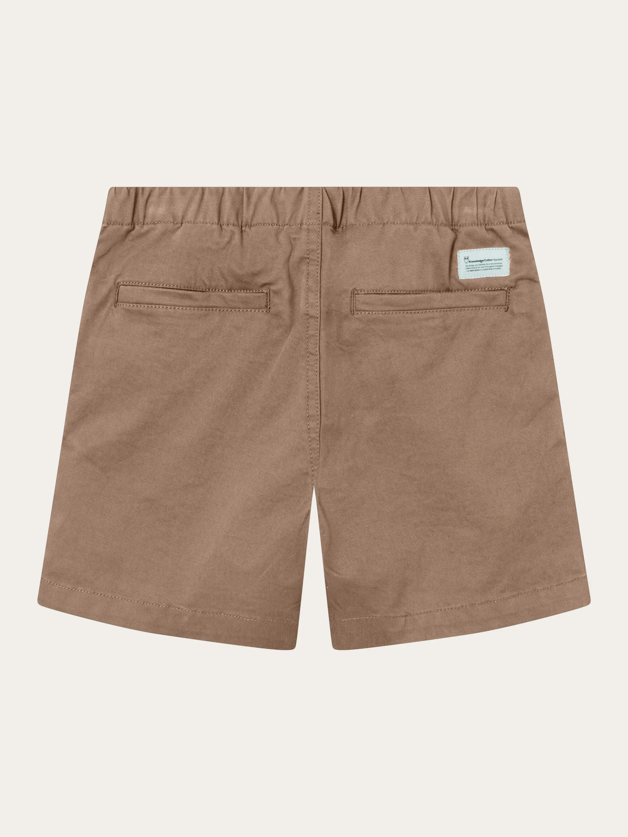 Baggy twill shorts belt details - Tuffet