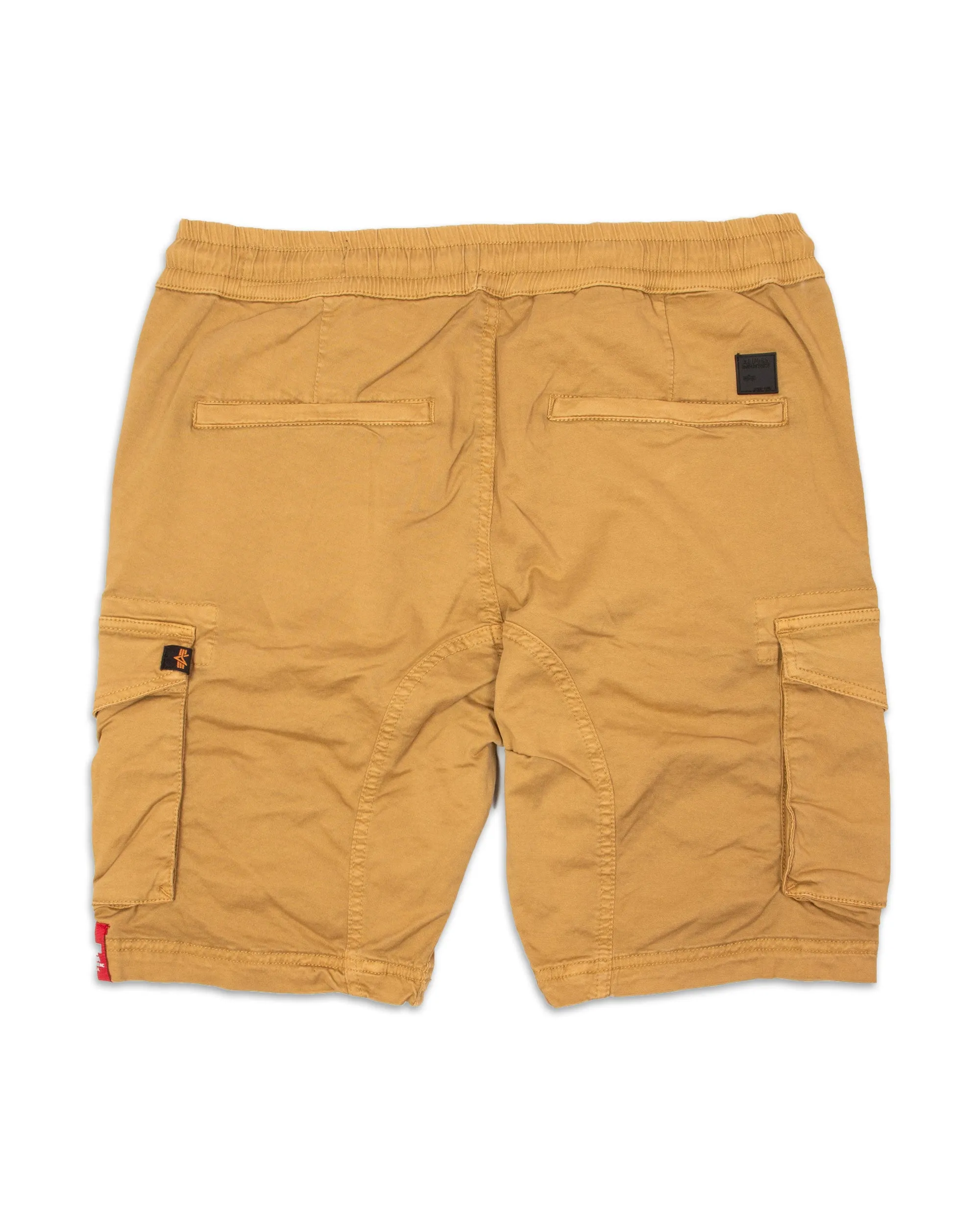 Bermuda Uomo Alpha Industries Cotton Twill Jogger Khaki