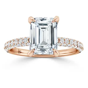 Bethany - 18ct Rose Gold - Emerald