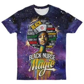 Black Nurse Magic 1 T-shirt