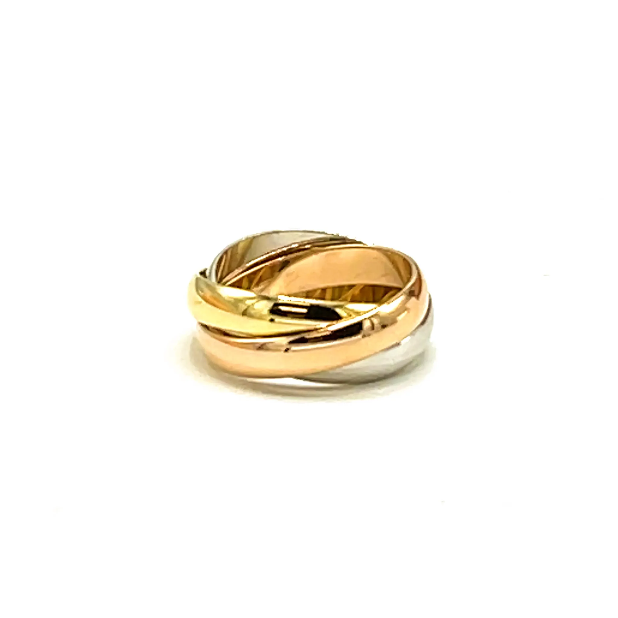 Cartier Le Must de Cartier Trinity Ring in 18k Gold Size 3.75