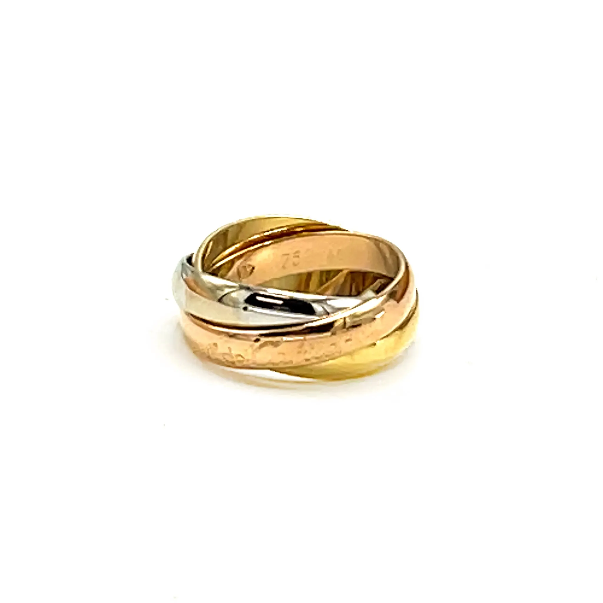 Cartier Le Must de Cartier Trinity Ring in 18k Gold Size 3.75