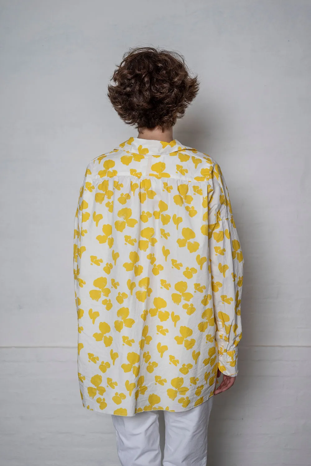 Clarence Shirt - Yellow Bloom