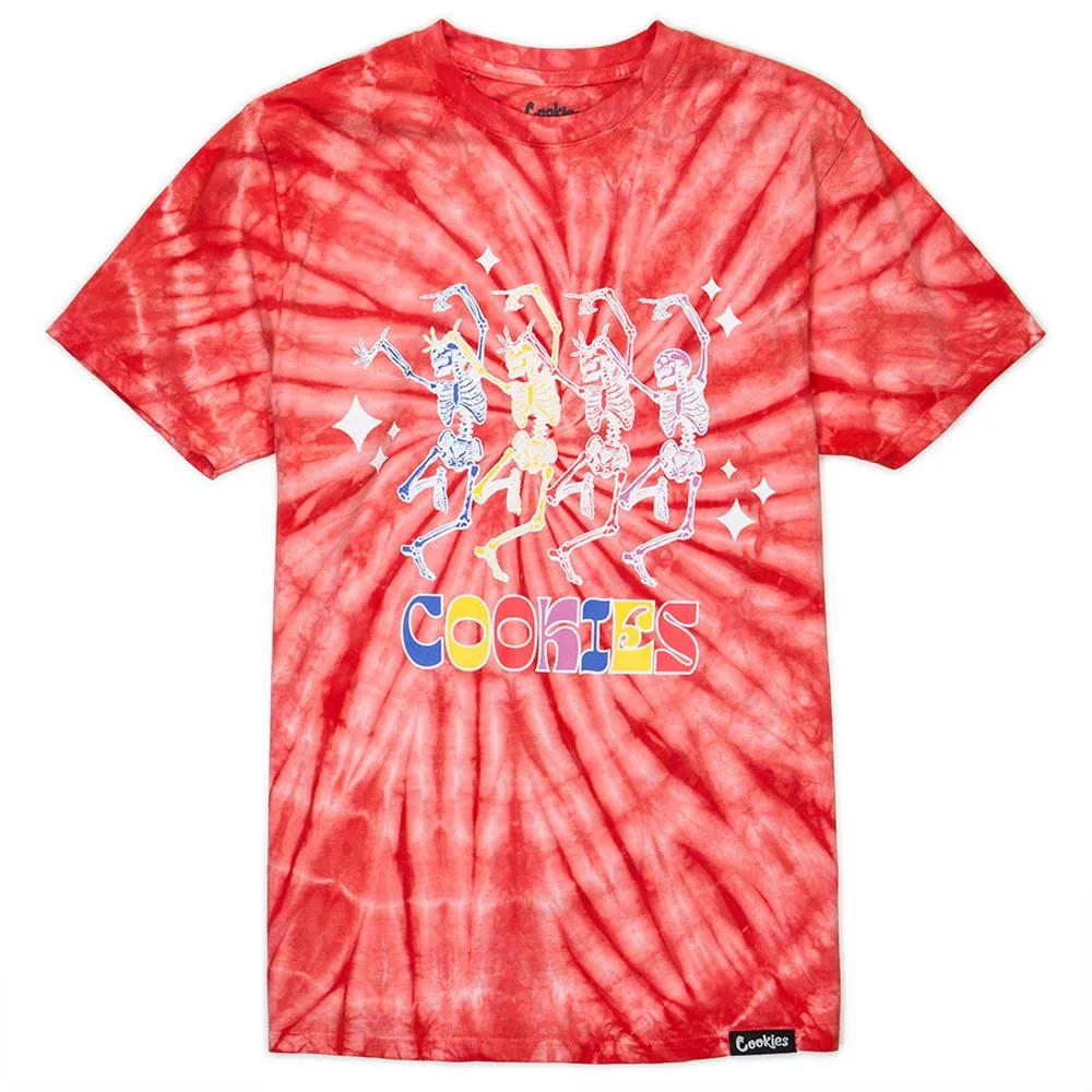 Cookies SF Men Grateful Cookies Tie Dye T-Shirt (Crimson)