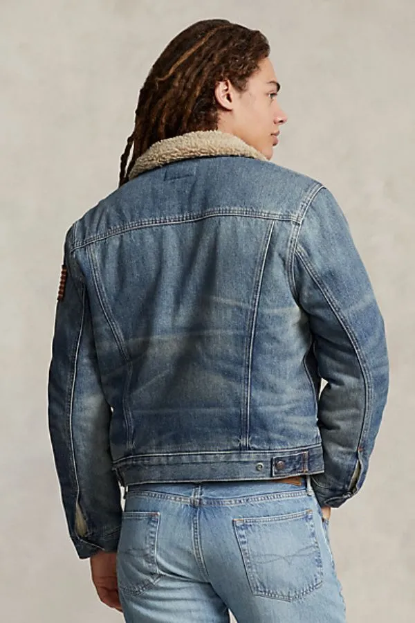 Fleece-Lined Trucker Jacket