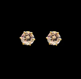 Gold Plated Silver Stone Single Stud Earring By Asp Fashion Jewellery