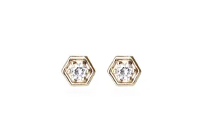 Hexagon Studs