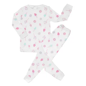 Ice Cream Donuts Printed Pajamas  | Girl