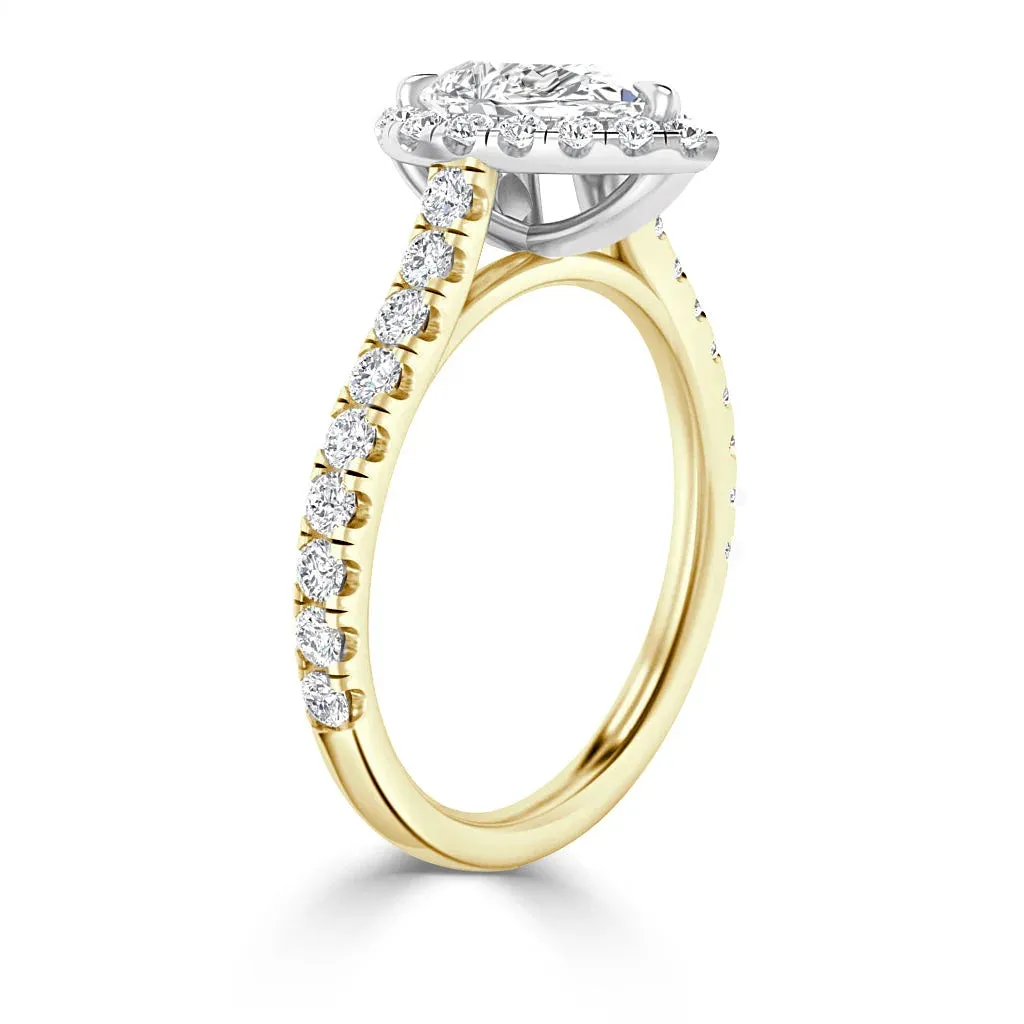 Jasmine - 18ct Yellow Gold - Pear