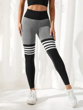 Jaylee Striped Workout Leggings