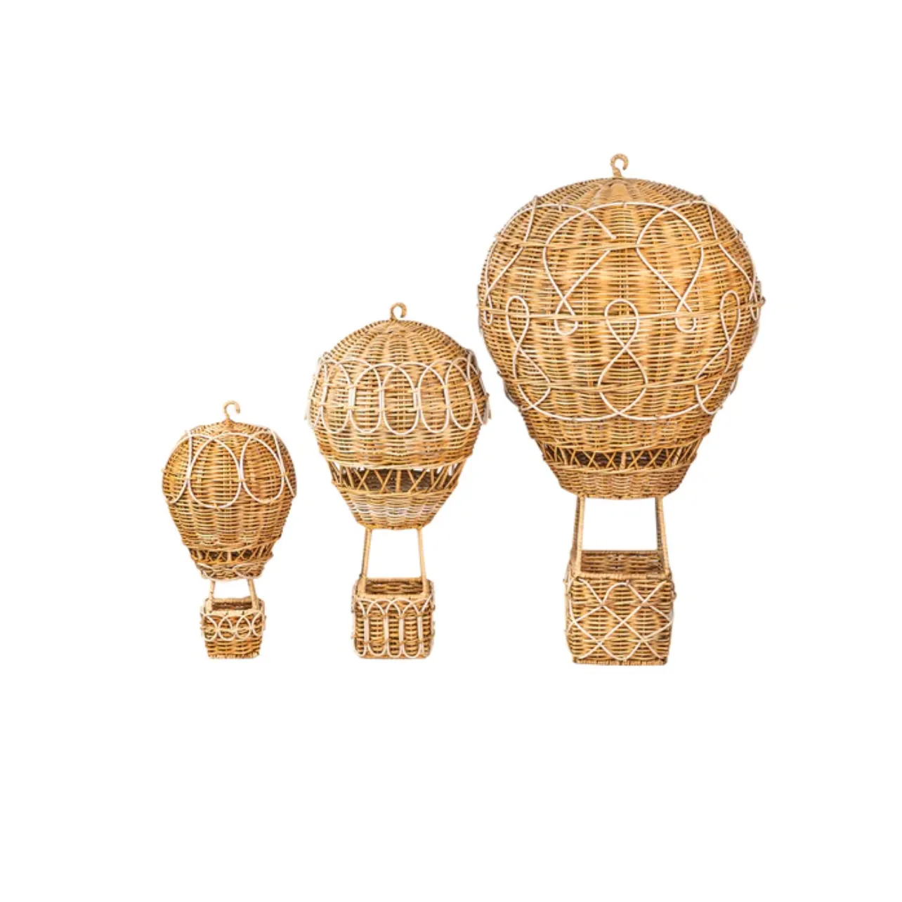 Juliska Provence Rattan 14 Hot Air Balloon