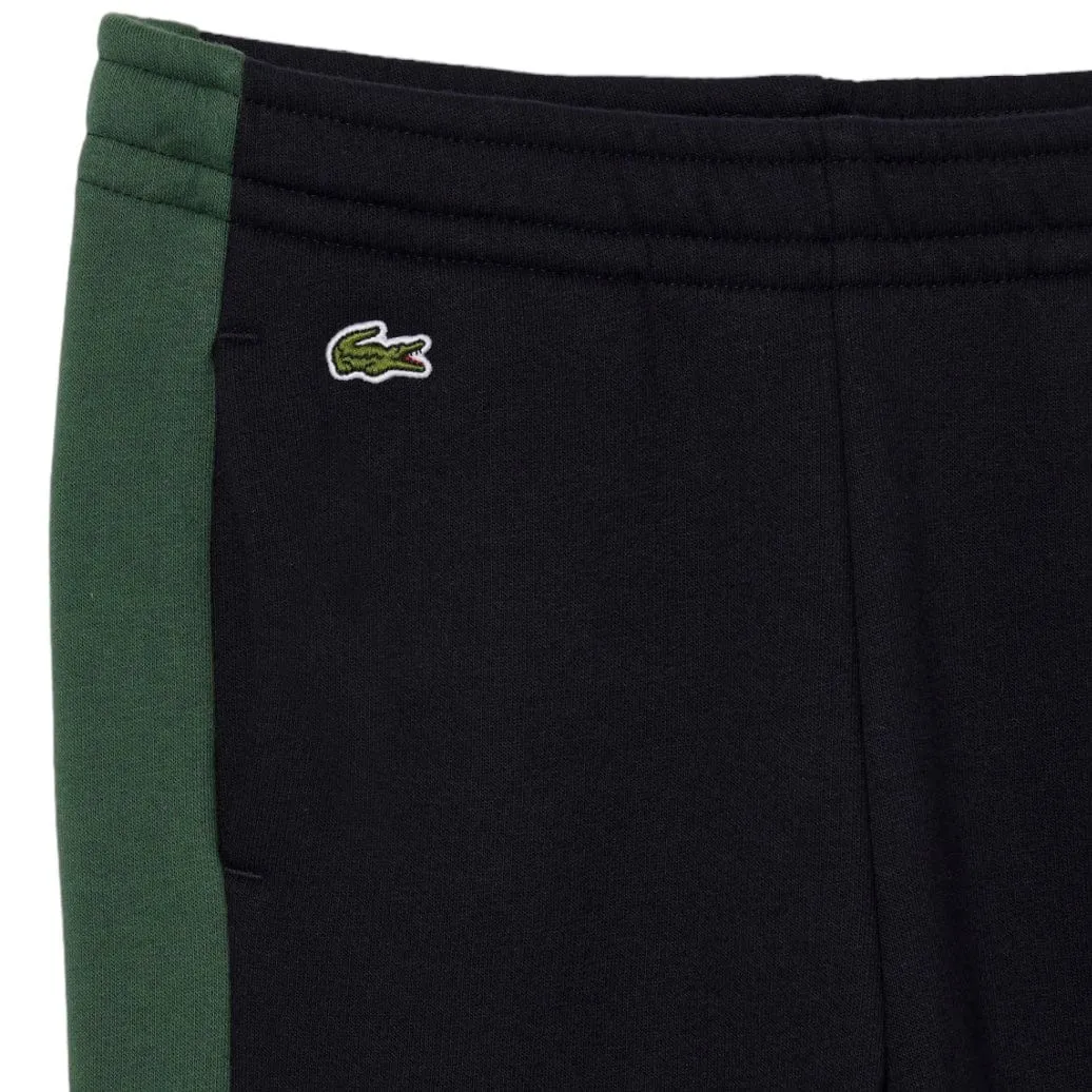 Kids Lacoste Organic Cotton Blend Sweatpants (Navy/Dark Green) XJ5327-51