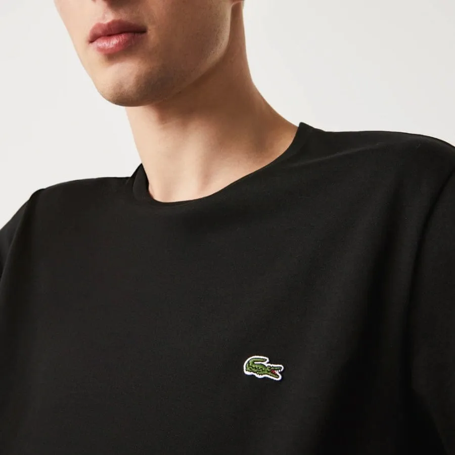 Lacoste Crew Neck Pima Cotton Jersey T Shirt (Black) TH6709-51