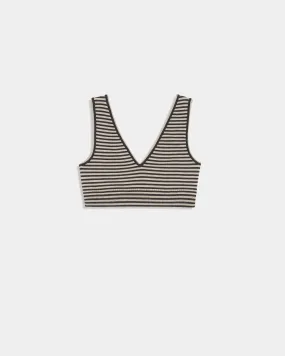 Leo Old Knit Bra Striped