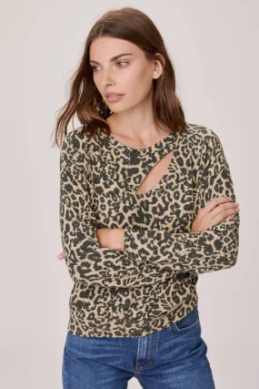 LNA Brushed Leopard Phased Top