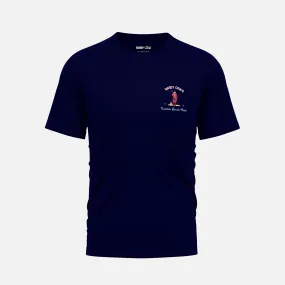 London Beach Club Beefeater Club Logo - Navy Organic Cotton T-Shirt