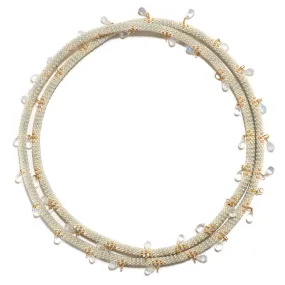 Moonstone Fringe Necklace