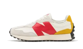 New Balance 327 Cream Yellow Red