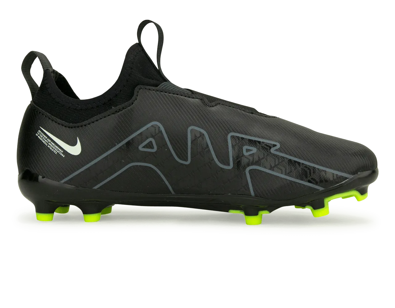 Nike Kids Zoom Mercurial Vapor 15 Academy FG/MG Black/Grey