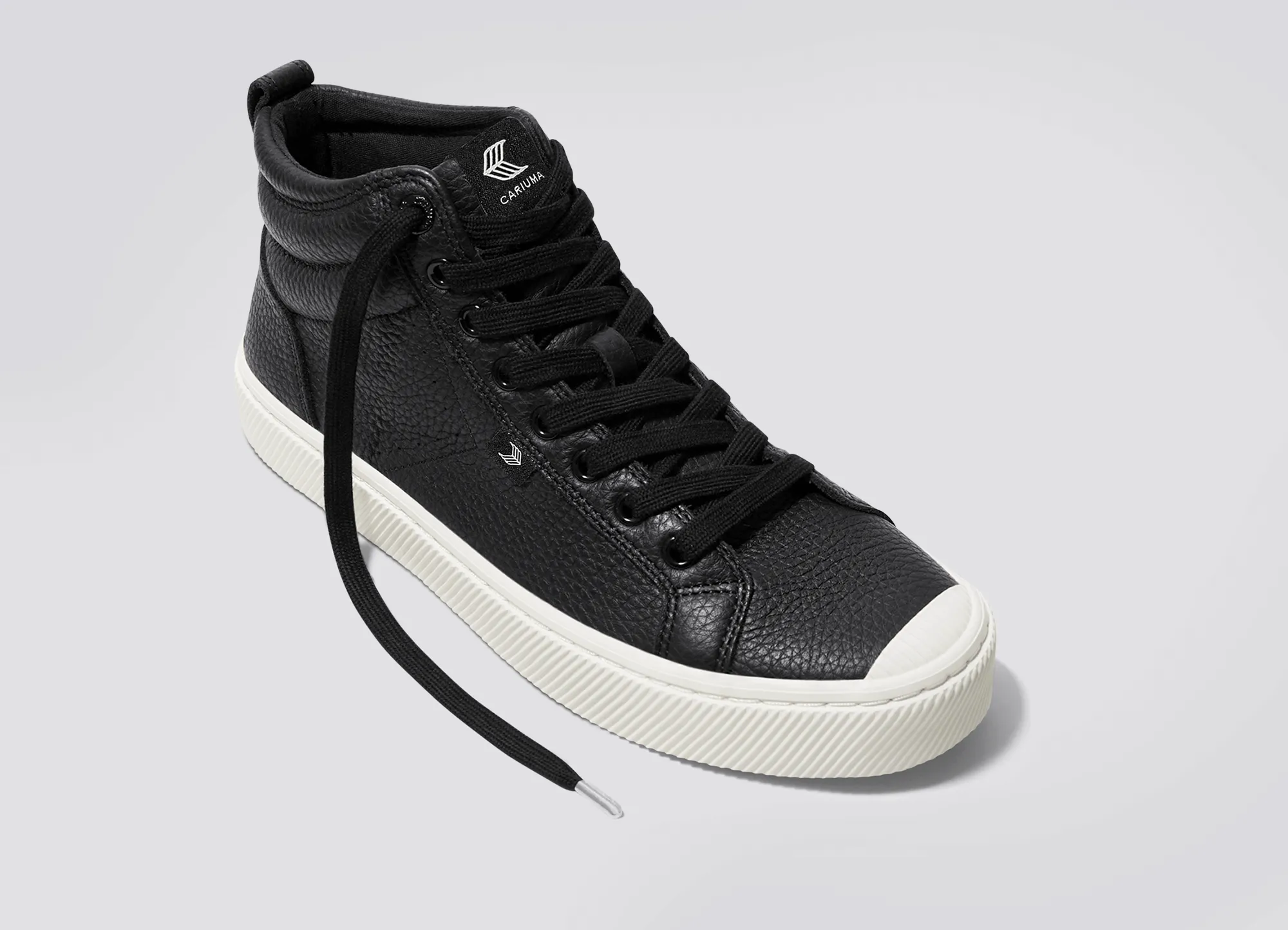 OCA High Black Premium Leather Sneaker Women