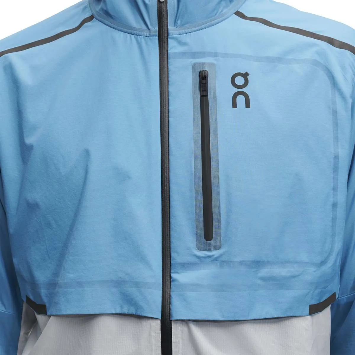 On Running Weather Jacket (Mens) - Niagra/Glacier