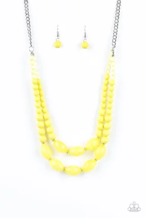 Paparazzi Sundae Shoppe - Yellow Necklace