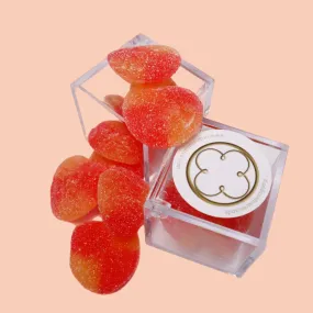 Peach Gummies Sweet Square