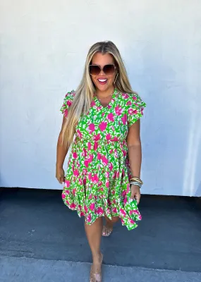 Preorder: Luciana Floral Dress by Blakeley (Ships Late June)