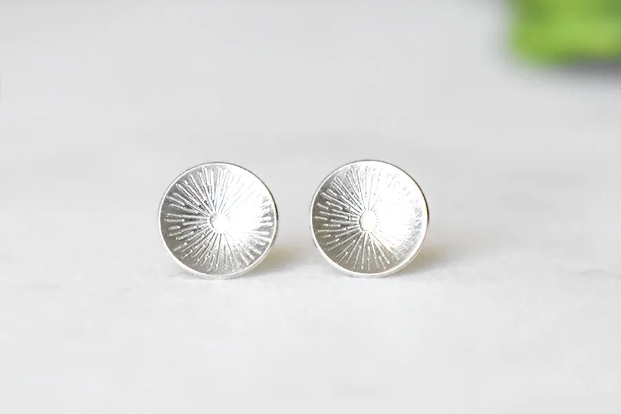 Silver Starburst Studs