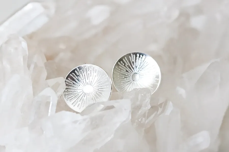 Silver Starburst Studs