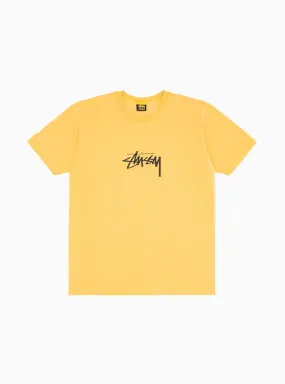 Small Stock Pigment Dyed T-shirt Honey Yellow