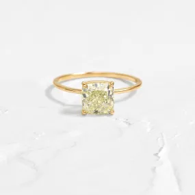 Whisper Ring, 2ct. Yellow Diamond